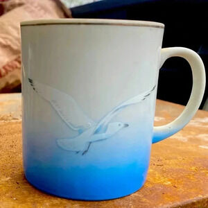 Vintage Bahamas Seagull Nautical Ocean Ceramic Souvenir Coffee Mug Tea Cup​